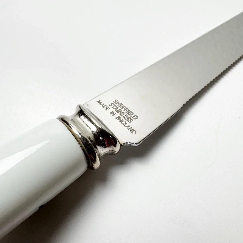 House of Prill Holly Sheffield Stainless Cheese Knife Pie Server Set